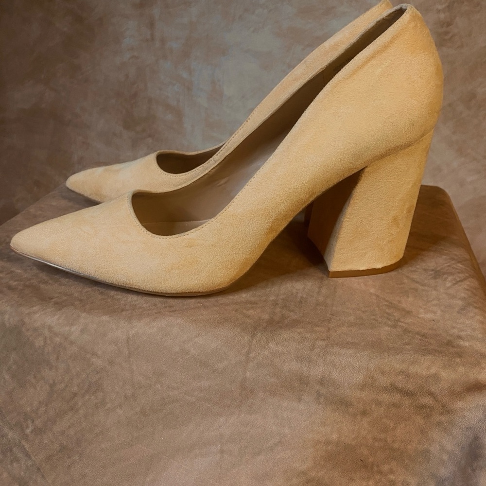 Abound Cream Block Heel Pumps